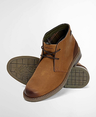 נעלי הליכה אלגנט גברים Barbour Readhead TAN